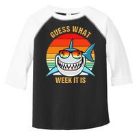 Guess What Week It Is Funny Shark Gift Toddler Fine Jersey T-Shirt