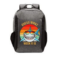 Guess What Week It Is Funny Shark Gift Vector Backpack