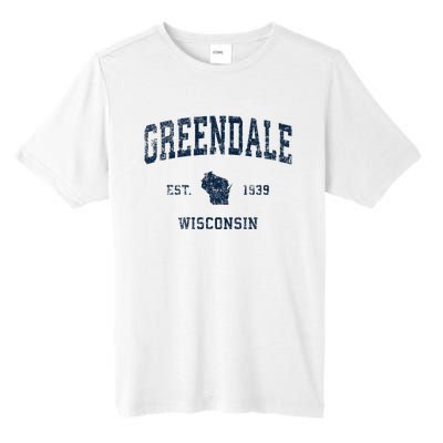 Greendale Wisconsin Wi Vintage Sports Design Tall Fusion ChromaSoft Performance T-Shirt