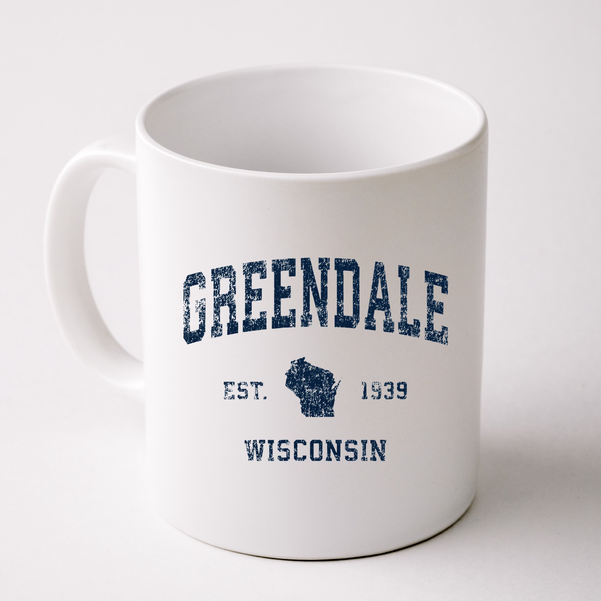 Greendale Wisconsin Wi Vintage Sports Design Mug