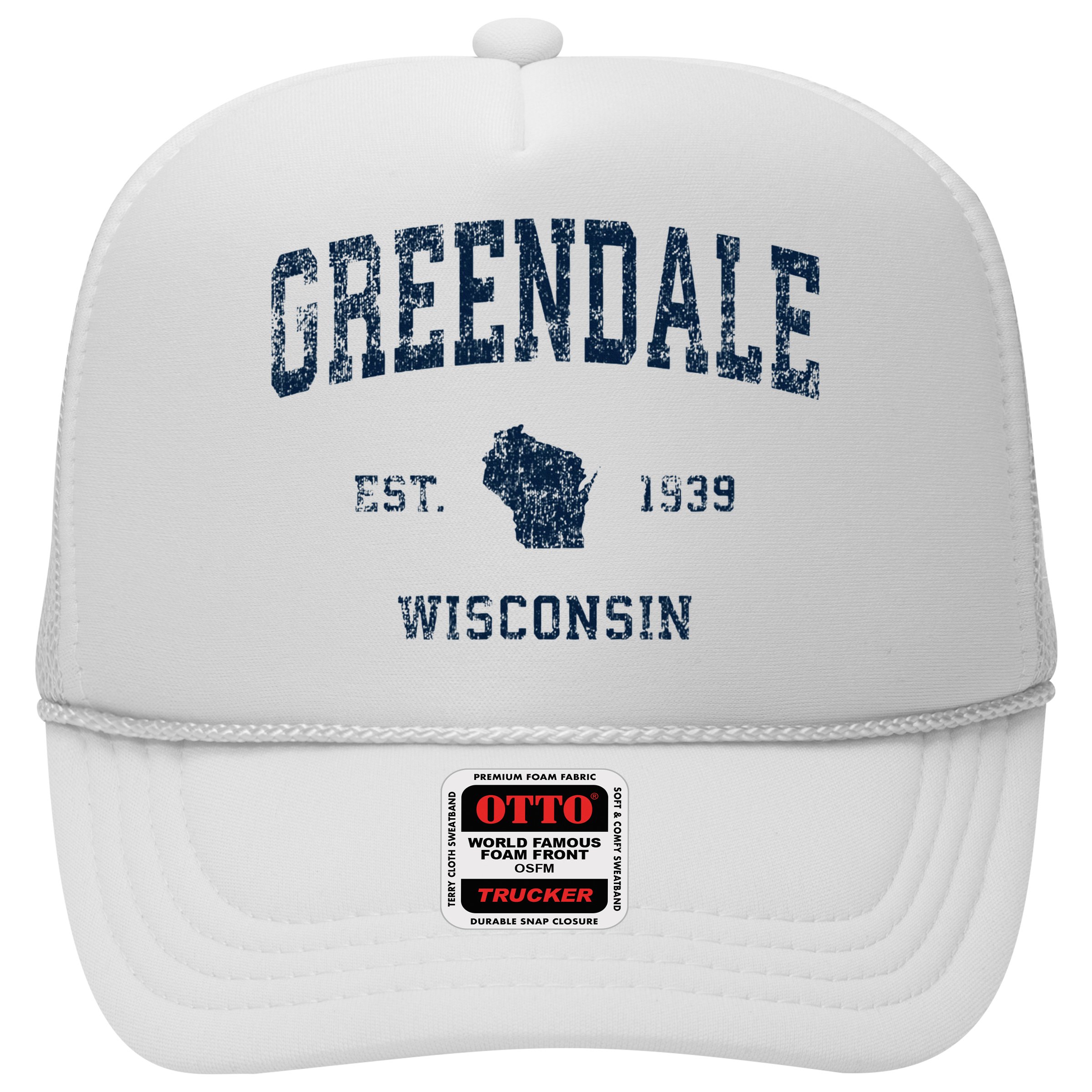 Greendale Wisconsin Wi Vintage Sports Design Hat