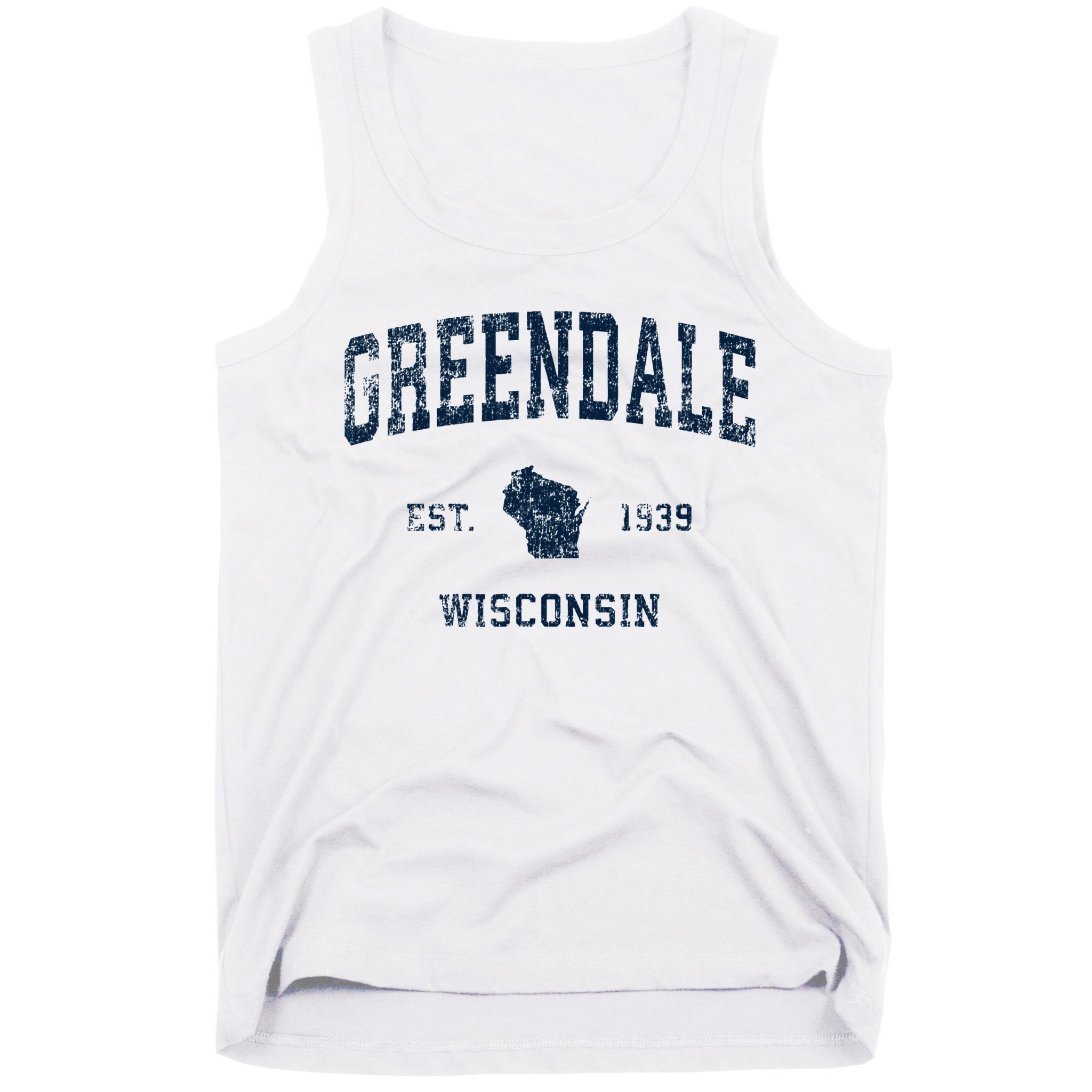 Greendale Wisconsin Wi Vintage Sports Design Tank Top
