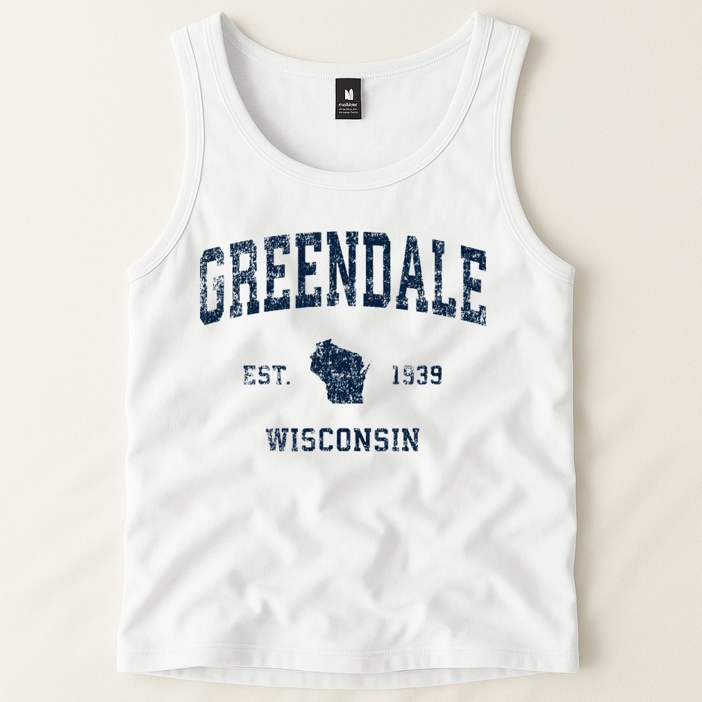 Greendale Wisconsin Wi Vintage Sports Design Tank Top