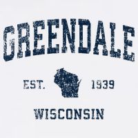 Greendale Wisconsin Wi Vintage Sports Design Tank Top