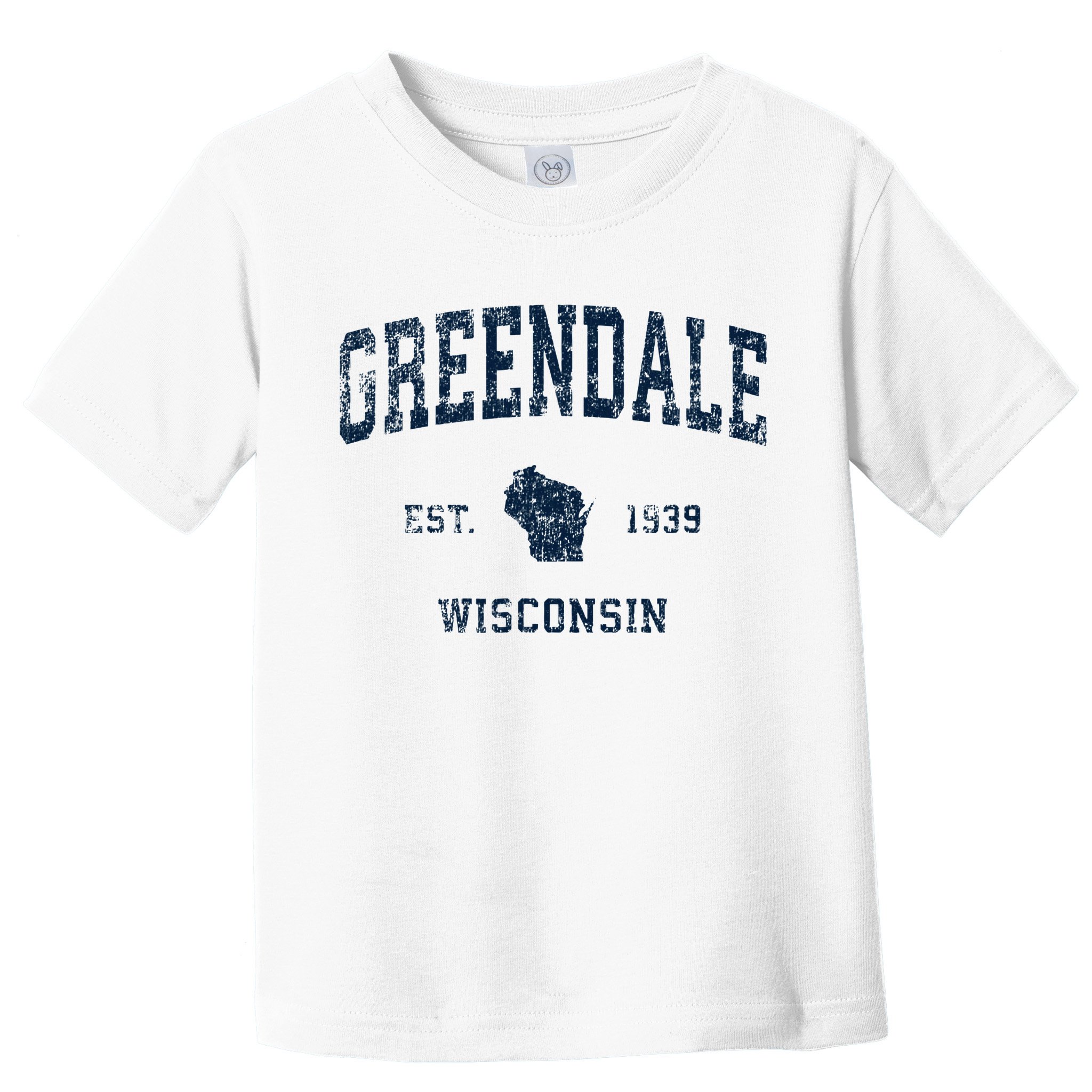 Greendale Wisconsin Wi Vintage Sports Design Toddler T-Shirt