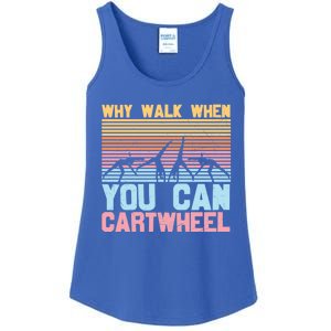 Gymnast Why Walk When You Can Cartwheel Gift Ladies Essential Tank