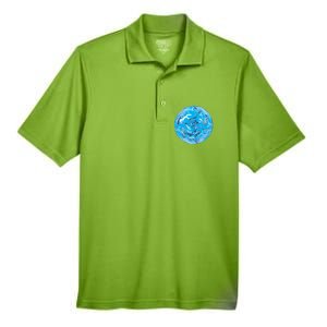 Great Wave Water Ball Emblem Men's Origin Performance Pique Polo