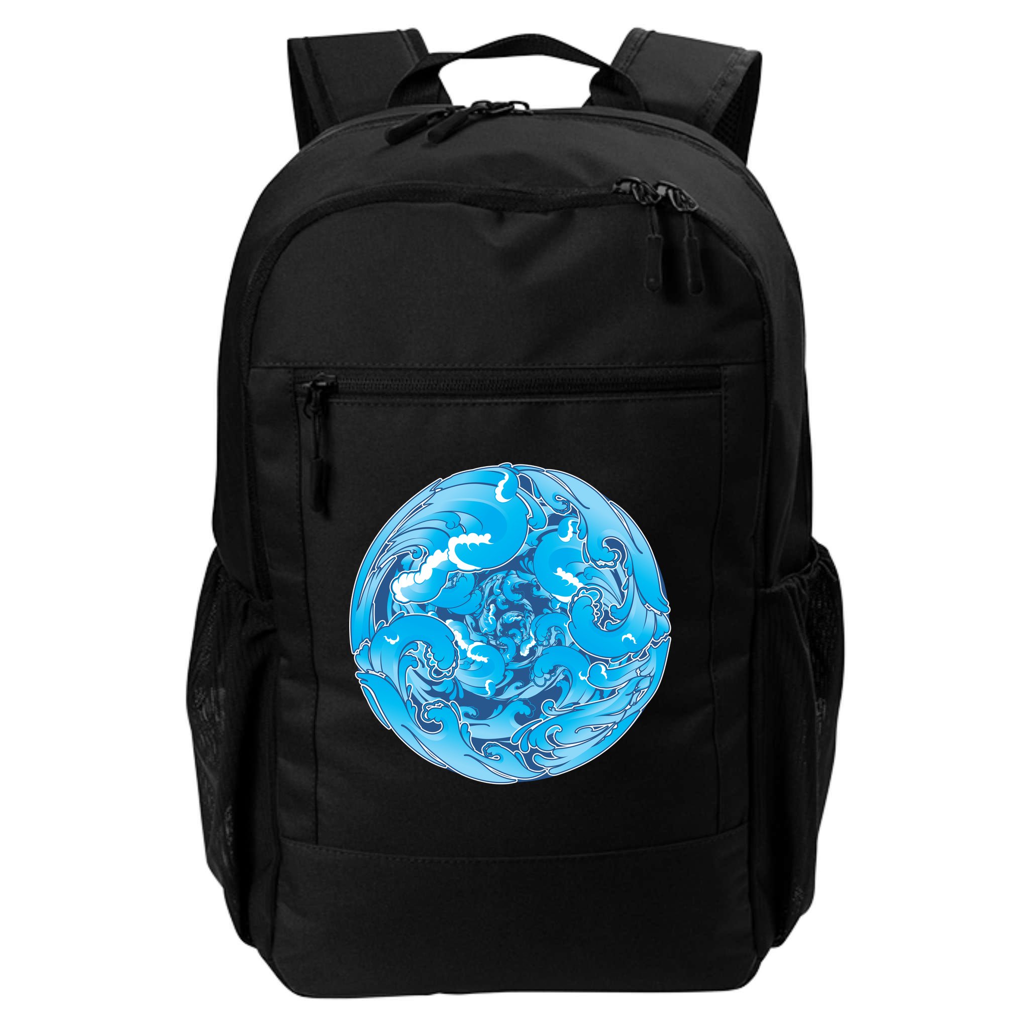Great Wave Water Ball Emblem Backpack