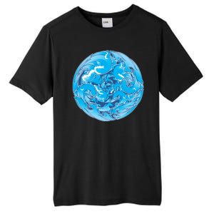 Great Wave Water Ball Emblem Tall Fusion ChromaSoft Performance T-Shirt