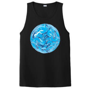 Great Wave Water Ball Emblem PosiCharge Competitor Tank