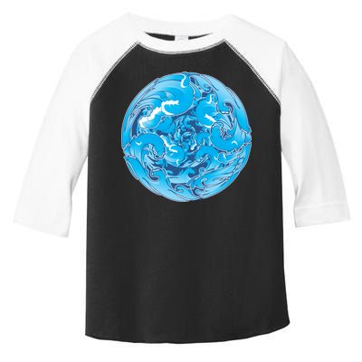 Great Wave Water Ball Emblem Toddler Fine Jersey T-Shirt