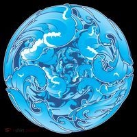 Great Wave Water Ball Emblem Tank Top