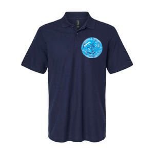 Great Wave Water Ball Emblem Softstyle Adult Sport Polo