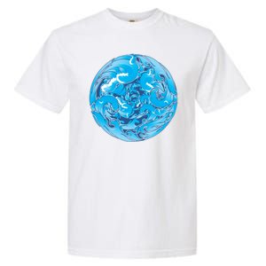 Great Wave Water Ball Emblem Garment-Dyed Heavyweight T-Shirt