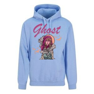 Ghost Witch Women Halloween Scary Monster Skull Unisex Surf Hoodie