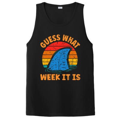 Guess What Week It Is Funny Shark Gifts PosiCharge Competitor Tank