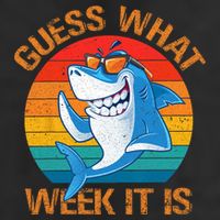 Guess What Week It Is Funny Shark Gifts Men Women 11oz C Handle Ceramic Mug