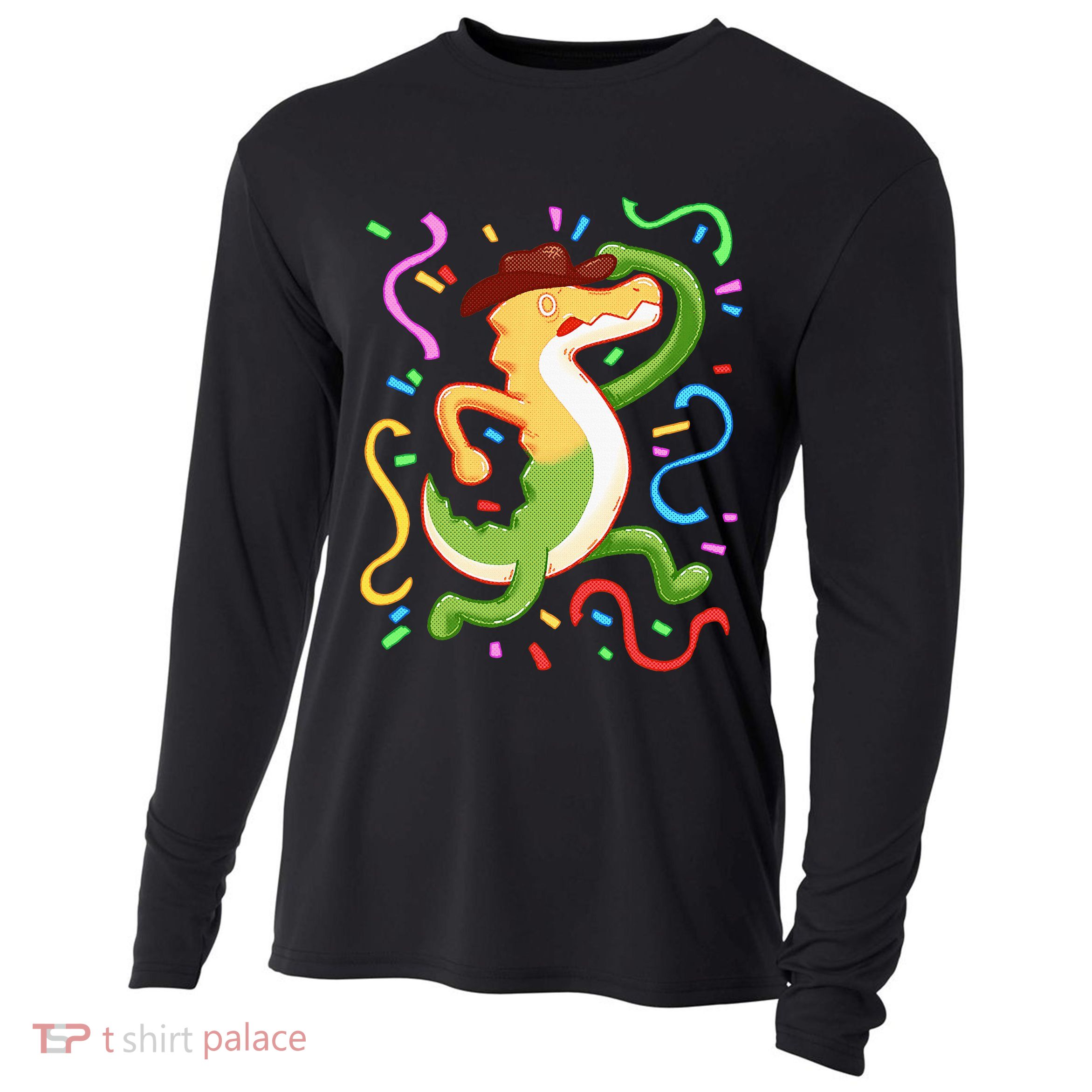 Gummigoo Wait What Digital Circus Fan Cooling Performance Long Sleeve Crew