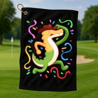 Gummigoo Wait What Digital Circus Fan Golf Towel