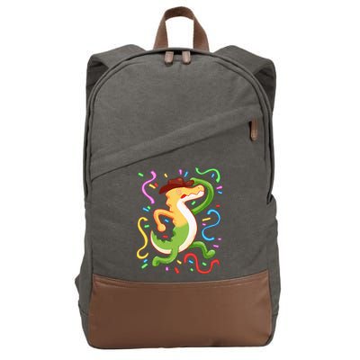 Gummigoo Wait What Digital Circus Fan Cotton Canvas Backpack