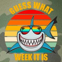 Guess What Week It Is Retro Shark Week Legacy Tie Dye Trucker Hat