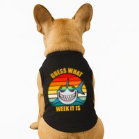 Guess What Week It Is Retro Shark Week Doggie Tank
