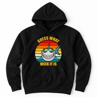 Guess What Week It Is Retro Shark Week Hoodie