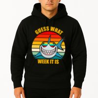 Guess What Week It Is Retro Shark Week Hoodie