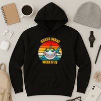Guess What Week It Is Retro Shark Week Hoodie