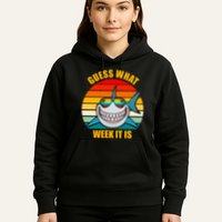 Guess What Week It Is Retro Shark Week Hoodie