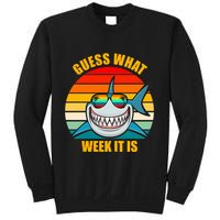 Guess What Week It Is Retro Shark Week Sweatshirt
