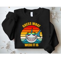 Guess What Week It Is Retro Shark Week Sweatshirt
