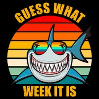 Guess What Week It Is Retro Shark Week Daily Commute Backpack