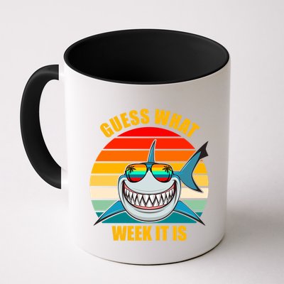 Guess What Week It Is Retro Shark Week Mug