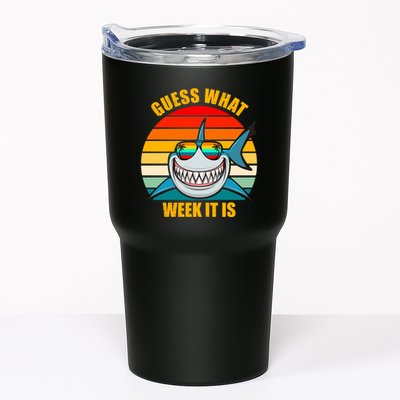 Guess What Week It Is Retro Shark Week Tumbler