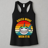 Guess What Week It Is Retro Shark Week Womens Tank Top
