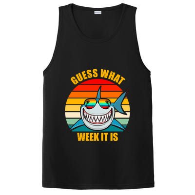 Guess What Week It Is Retro Shark Week PosiCharge Competitor Tank