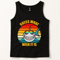 Guess What Week It Is Retro Shark Week Tank Top
