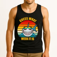 Guess What Week It Is Retro Shark Week Tank Top