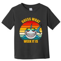 Guess What Week It Is Retro Shark Week Toddler T-Shirt