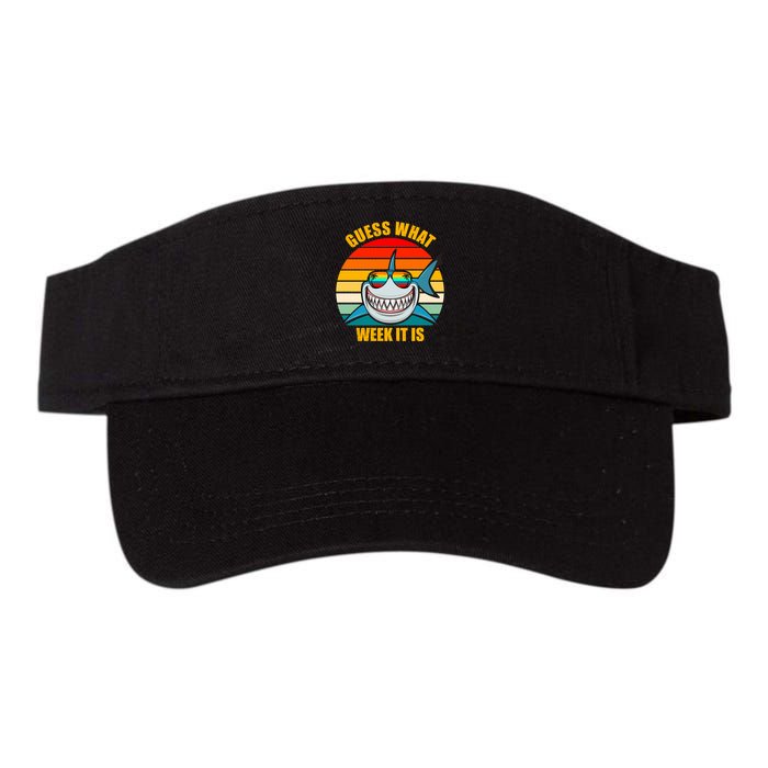 Guess What Week It Is Retro Shark Week Visor