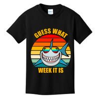 Guess What Week It Is Retro Shark Week Kids T-Shirt