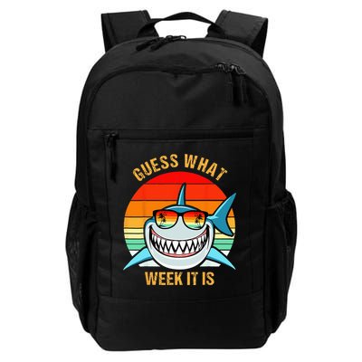 Guess What Week It Is Funny Shark Gift & Kids Backpack