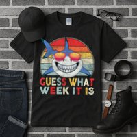 Guess What Week It Is Funny Shark Tall T-Shirt