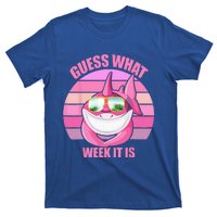 Guess What Week It Is Funny Pink Shark T-Shirt