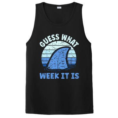 Guess What Week It Is Funny Shark Gifts PosiCharge Competitor Tank