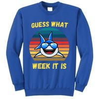 Guess What Week It Is Funny Shark Vintage Sweatshirt