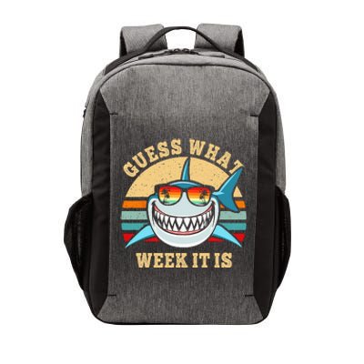 Guess What Week It Is Funny Shark Vintage Vector Backpack