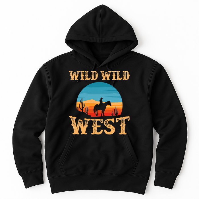 Great Wild Wild West Cowboy Design Western Country Fan Hoodie