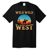 Great Wild Wild West Cowboy Design Western Country Fan Tall T-Shirt